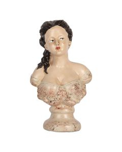 Decoration bust female 12x8x20 cm - pcs