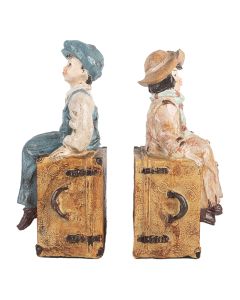 Bookend (2) 19x10x22 cm - set (2)