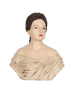 Decoration bust female 18x11x21 cm - pcs
