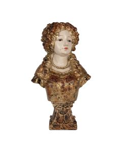 Decoration bust female 18x12x30 cm - pcs