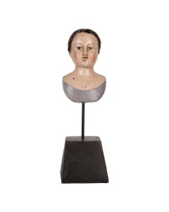 Decoration bust female 11x11x34 cm - pcs