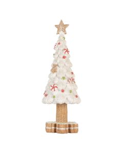 Decoration Christmas tree Ø 12x33 cm - pcs