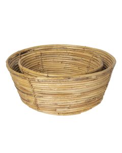 Basket (2) ? 47x19 cm / ? 37x15 cm - set (2) 