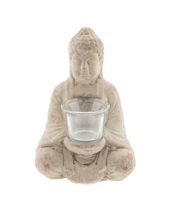 Tealight holder Buddha 13x11x21 cm - pcs     