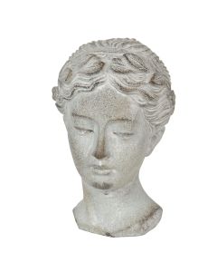 Statue head woman 12x11x17 cm - pcs     