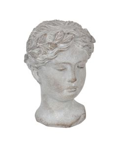 Statue head woman 16x15x23 cm - pcs     