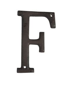 Letter F 8x1x13 cm - pcs