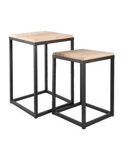 Side table (2) 36x36x52 cm / 31x31x42 cm - set (2) 