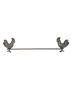 Towel holder roosters 51x8x13 cm - pcs     