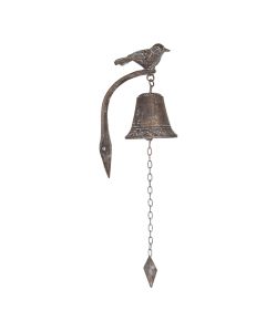 Bell with bird 10x15x25 cm - pcs