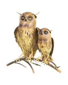 Decoration owls 36x20x36 cm - pcs     