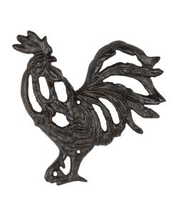 Wall decoration rooster 28x3x27 cm - pcs     