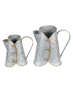 Decorative jug (2) 29x16x29 / 24x14x21 cm - set (2)