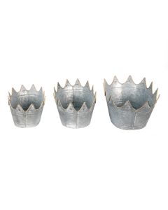 Decoration plant holder (3) 40x27x19 / 34x23x18 /29x22x16 cm - set (3)