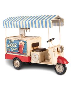 Model beer wagon tricycle 30x12x24 cm - pcs     