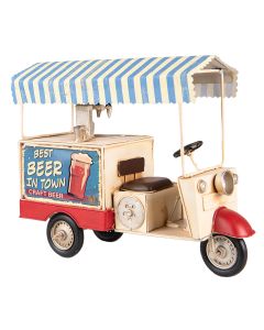 Model beer wagon tricycle 30x12x24 cm - pcs