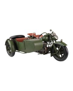 Model motor with sidecar 38x26x18 cm - pcs