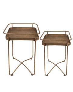 Side table (set 2) 38x38x53 / 28x28x39 cm - set (2)