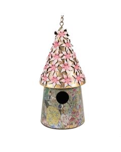 Decoration Birdhouse Ø 17x33/70 cm - pcs