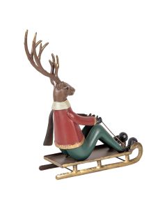 Decoration deer 27x10x31 cm - pcs