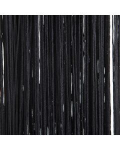 Waterfall Stringcurtain black 100x250cm