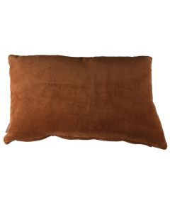 Giraffe Foil Cushion reddish brown 30x50cm