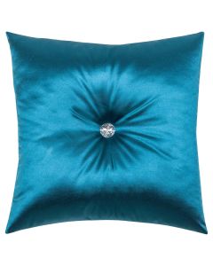Vivaldi Button Cushion blue 47x47cm
