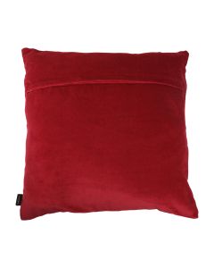 Circle Stitch Cushion red 45x45cm