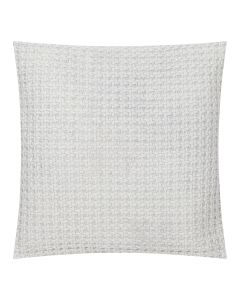 Stonewash Dobby Knit Cushion silver 45x45cm