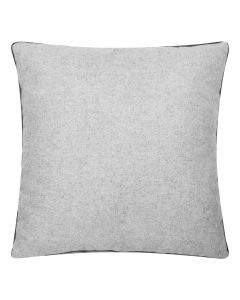 Wool Imitation Leather Cushion grey 45x45cm