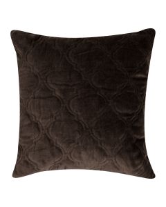 Moroccan Velvet Cushion brown 45x45cm