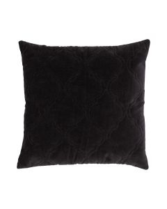 Moroccan Velvet Cushion black 45x45cm