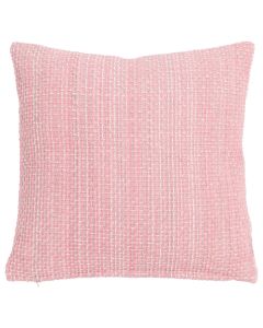 Basket Weave Cushion pink 45x45cm