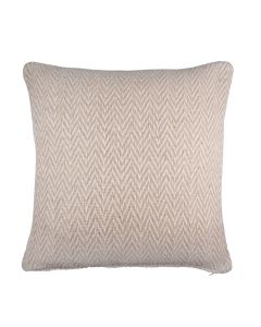 Zigzag Recycled Cushion beige 45x45cm