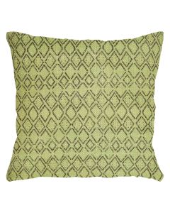 Uneven Diamond Cushion green 45x45cm
