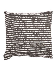 Vintage Stripe Cushion black 45x45cm