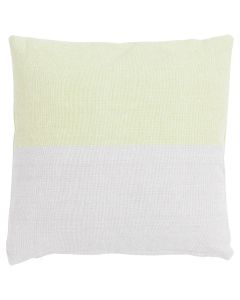 Duo Tone Cushion beige green 45x45cm