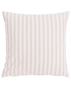 Medium Fine Stripe Cushion beige pink 45x45cm