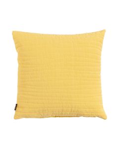 Uneven Stitching Cushion yellow 45x45cm