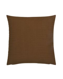 Uneven Stitching Cushion reddish brown 50x50cm