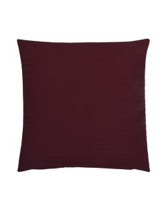 Uneven Stitching Cushion bordeaux 50x50cm