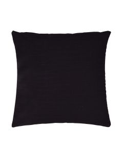 Uneven Stitching Cushion black 50x50cm