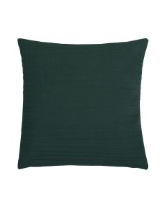 Uneven Stitching Cushion blue green 50x50cm