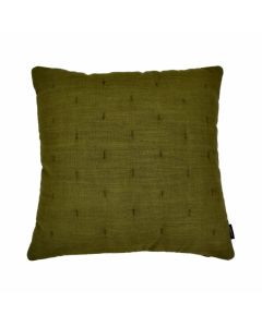 Kantha Slub Cushion green 45x45cm