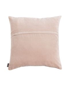 Dots On Velvet Cushion pink 45x45cm