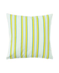 Multi Stripe Cushion green 45x45cm