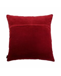 Rose Embroidery Cushion red 45x45cm