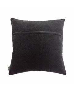 Rose Embroidery Cushion black 45x45cm