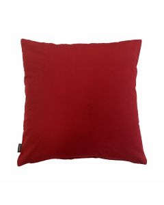 Uneven Pintuck Cushion red 45x45cm