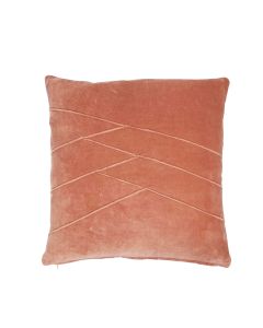 Uneven Pintuck Cushion pink 45x45cm